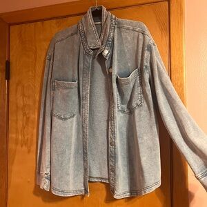denim look jacket / shirt